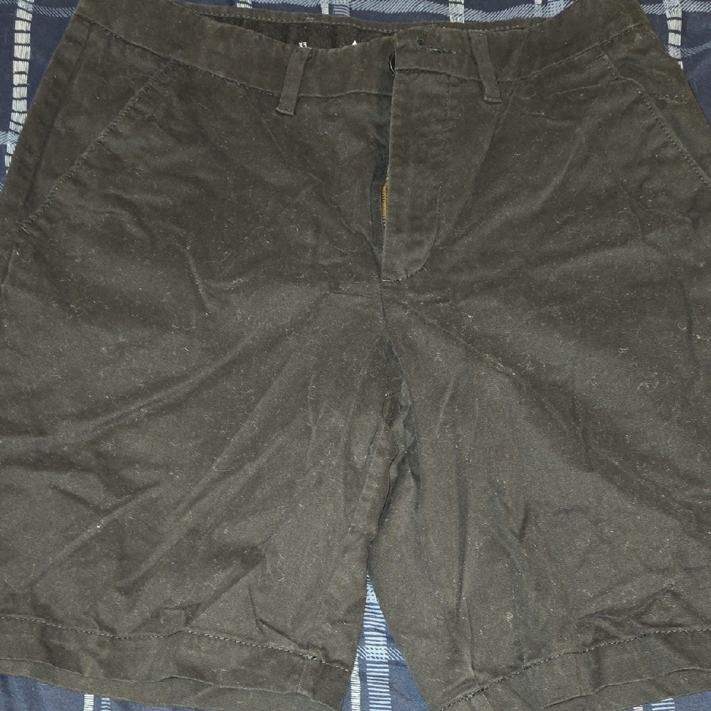 Apt. 9 Men's Black Flat Front Shorts 33